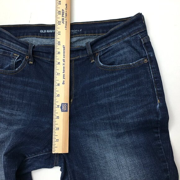 Old Navy Women's Jeans Curvy Bootcut Mid Rise Stretch size 10 length 30" - Picture 6 of 9
